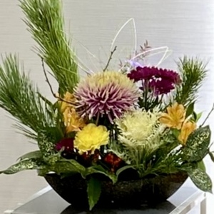 【お正月限定】 迎春フラワーアレンジメント_OS123-0003