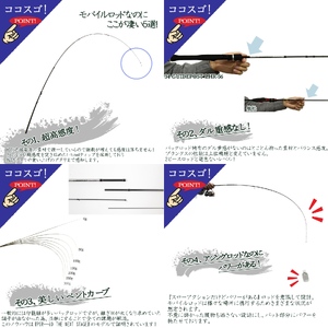 ガイドポスト LHR-56 ルアーフィッシング用ロッド_OS226-0045