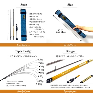 Superlight game SLGS-574UL-HS 釣り用ロッド_OS226-0050