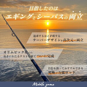 Middle game MGS-864ML-T 釣り用ロッド_OS226-0055