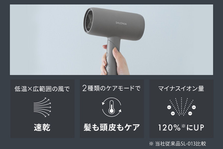 【ドライヤー】SALONIA スムースシャインドライヤー_OS225-0012