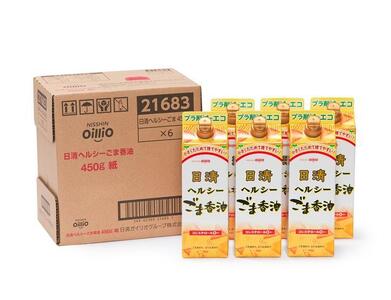 大醤 日清ヘルシーごま香油紙パック450g×6本