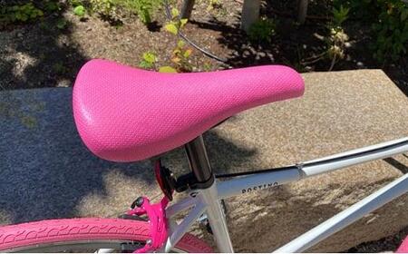 POSTINO シングルスピードバイク 700×28C【ホワイト×ピンク】P607【フレームサイズ500mm】