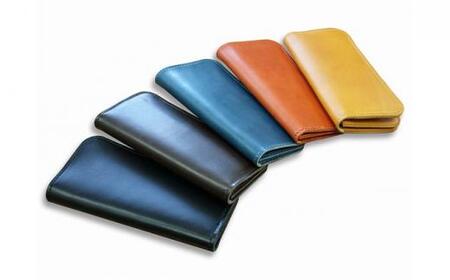 匠 Leather Long Wallet ネイビー