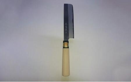 堺忠義作 安来白鋼 手打ち 両刃 薄刃庖丁