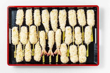 富惣 串揚げ 8種 24本 セット 塩&ソース付き【富惣 串揚げ 惣菜 お惣菜】