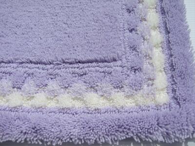 【ラベンダー】ボルガキッチンマット小 約45cm×約120cm