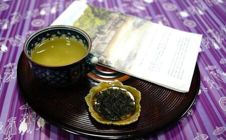 堺銘菓・八百源・元祖にっき餅10個入+松倉茶舗・お煎茶100gセット