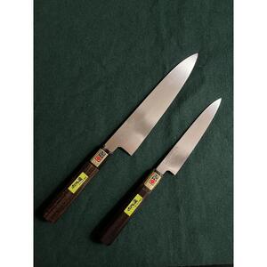 堺刀司本焼シリーズ２丁セット【牛刀210mm・ペティ150mm】
