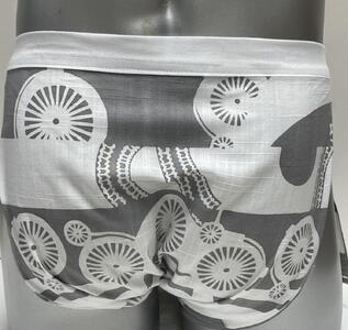 堺の機屋（織物工場）職人が作った褌【柄：自転車】