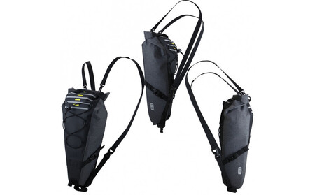 R250 防水サドルバッグ2 ハイブリッド ラージ グレー/ブラック