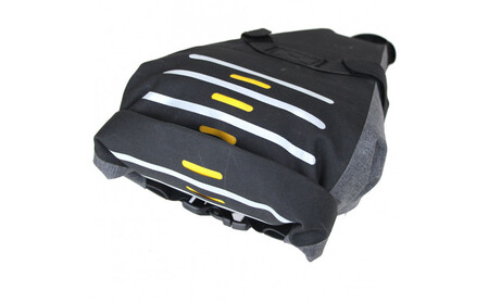 R250 防水サドルバッグ2 スモール ブラック/グレー