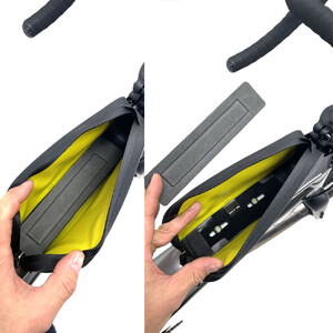 R250 防水トップチューブバッグ2 ハイブリッド レギュラー グレー/ブラック