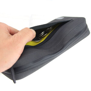 R250 防水スマートライドポーチ  スーパーDX3 フルオープン  W小銭入れ グレー