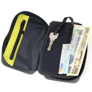 R250 防水スマートライドポーチ  スーパーDX3 フルオープン  W小銭入れ グレー