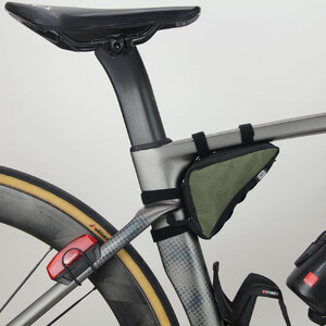 R250 ブロンプトン用 フレームインナーバッグ  カーキ アーガイルリップストップ