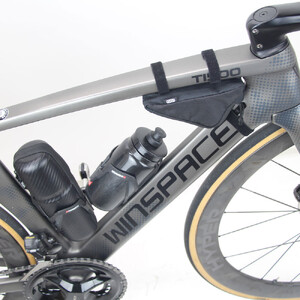 R250 ブロンプトン用 フレームインナーバッグ  ブラック アーガイルリップストップ