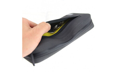 R250 防水スマートライドポーチ スーパーDX3 フルオープン W小銭入れ ブラック