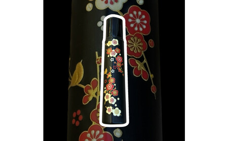 極上　安来青鋼1号　三徳万能包丁　梅の花＜和風レトロモダン＞　木製ハンドル