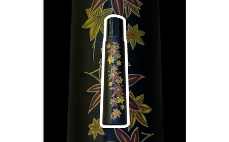 極上　安来青鋼1号　三徳万能包丁　紅葉＜和風レトロモダン＞　木製ハンドル