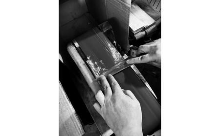 はがね出刃包丁 <桜の花> 和風レトロモダン 木製ハンドル