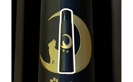 極上 安来青鋼1号 三徳万能包丁 三日月ねこ<和風レトロモダン> 木製ハンドル