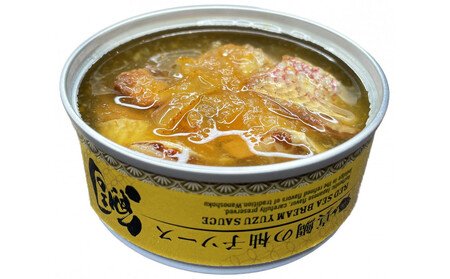 国産素材にこだわった真鯛の柚子ソース缶詰と日本酒セット