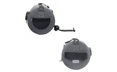 OsmaR250 防水ドラム型フロントバッグ グレー