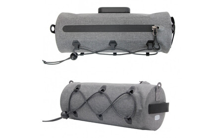 OsmaR250 防水ドラム型フロントバッグ グレー