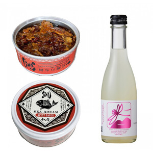 真鯛の火鍋缶詰と日本酒セット