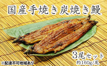 うな亭特製手焼き炭焼うなぎ 3尾セット  大阪府堺市  ふるさと納税 