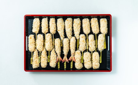 串揚げ 8種 24本 セット 串かつ 惣菜 ソース 抹茶塩 揚げ物 えび 牛