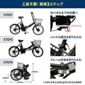 自転車 PELTECH ペルテック ノーパンクタイヤ 折りたたみ 電動アシスト自転車 20インチ 外装6段変速 TDN-206LN 簡易組立必要  電動自転車 ホワイト