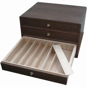 宝石箱 焼桐 帯締め 収納 箪笥 初音の家具 木製 木 桐 引き出し 卓上チェスト ミニチェスト 小さいタンス チェスト 収納ケース 収納家具 桐たんす 小物 小物入れ 日本製 完成品 インテリア 家具 伝統工芸 伝統工芸品 工芸 工芸品 大阪府 岸和田市