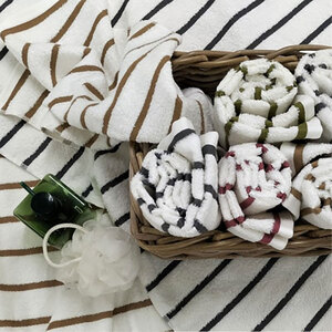 フェイスタオル 5枚 セット オーガニックコットン しまふわ ST アソート フェイス タオル 綿 オーガニックコットンタオル 綿100% 綿100 オーガニック コットン 中厚手 日用品 大阪府 岸和田市