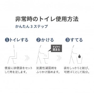 壁に飾るアートな防災トイレ アートトワレ 2個セット(サーファー