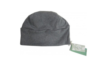 【杢グレー】室内用帽子 オーガニックコットン 天4方ワッチ【canl0003-2】
