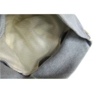 【杢グレー】室内用帽子 オーガニックコットン 天4方ワッチ【canl0003-2】