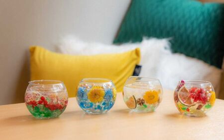 障がいがある方が作ったキャンドルホルダー 【hmky0001】