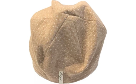 【ブラウン】オーガニックコットンドットたっぷりワッチ【canl0012-2】