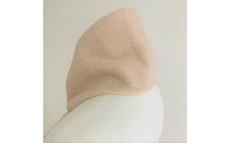 【杢ベージュ】オーガニックコットンふんわりティペット【canl0017-1】