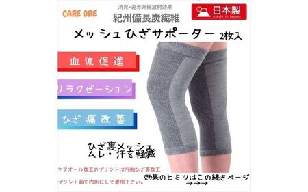 血流促進・筋肉緩和・リラクゼーションの効果 驚きのひざサポーター 2枚入【ebns0007】