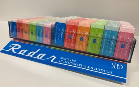 レーダー ディスプレイセット 消しゴム 140個入【seed0002】