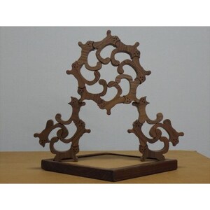 猫の組み積み木 ウォルナット【kmky0004】