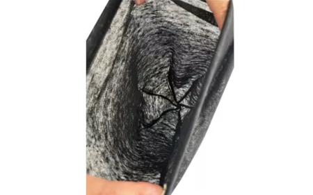 【ブラック】帽子　ベルギーリネン夏ワッチ【canl0020-3】