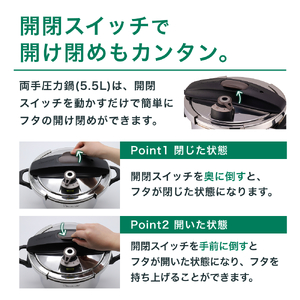 圧力鍋 フルーム 片手鍋 4.0L【wdcf0013A】