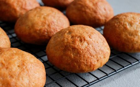 グルテンフリー/乳製品/白砂糖不使用の米粉丸パン9個セット【addk0002】