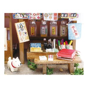 【80-01】昭和シリーズ 駄菓子屋さん ドールハウスキット