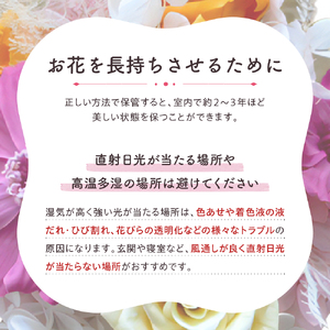 プリザーブドフラワーアレンジ「オレンジ系」【大阪府吹田市】花 フラワー インテリア 装飾品 卒業 入学 出産祝い お祝い オレンジ 