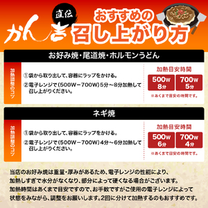 広島お好み焼　鉄板焼　5種セット【大阪府吹田市】お好み焼き 本場 広島の味 鉄板 ふんわり 重ね焼き お取り寄せ 惣菜 鉄板将軍かん吉 